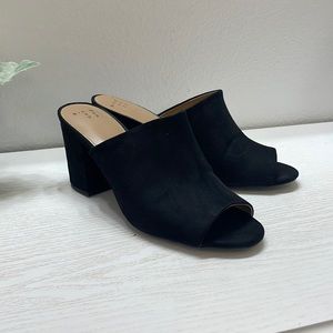 Trendy Black Heels from Target